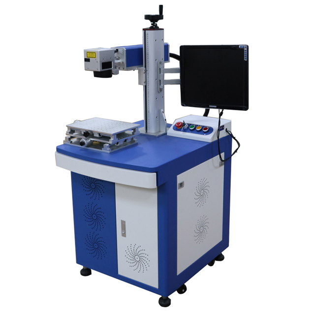 Raycus fiber metal laser marking machine 50W from China manufacturer